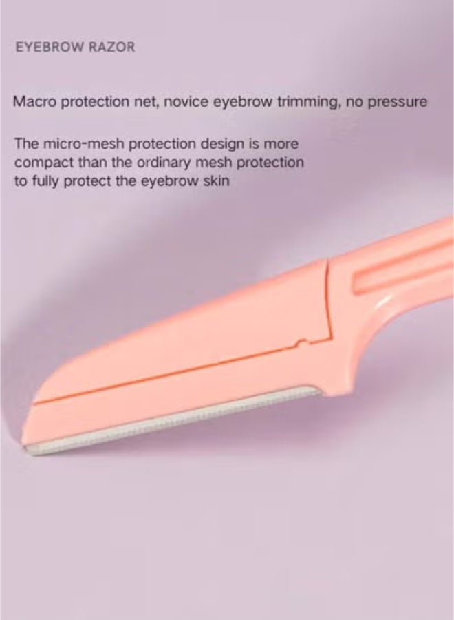 DeHuCg 3Pcs Eyebrow Razor Ladies Razor For Facial And Body Hair Trimmer Safety - Image 2